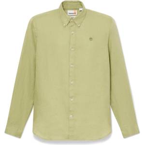 Timberland Мъжка риза с копчета Timberland Mill Brook Linen Shirt - Sage - размер XXL (033-3225-0114)