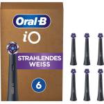 Oral-B iO Radiant White Replacement Brush Heads for Electric Toothbrush - 6 pieces - Black - 8006540854587