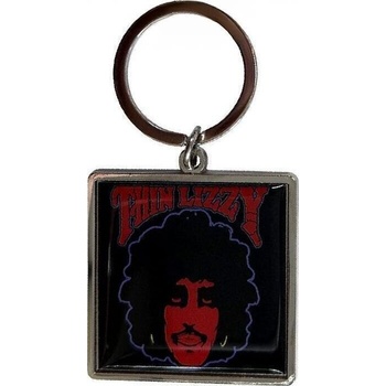 Thin Lizzy Phil & Logo Red Ключодържател (TLKEY03)