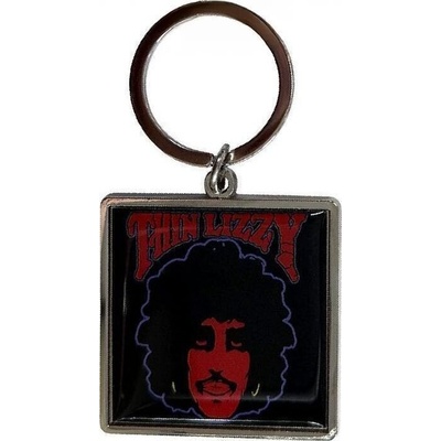Thin Lizzy Phil & Logo Red Ключодържател (TLKEY03)