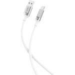 XO Кабел usb-usb-c, nb251, 1м, 6a, бял - xo
