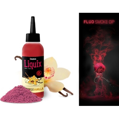 Delphin Fluo Dip D SNAX LiquiX ScopexVanilka 100 ml – Zboží Dáma