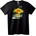 NOONEBRAND Тениска със залез за щастлив лагерник - XL, Black