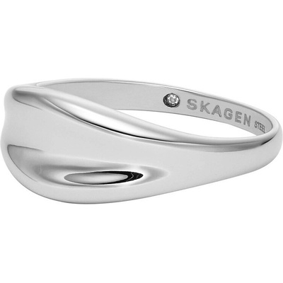 Skagen oceľový prsteň pre ženy Anja Pebble SKJ1850040