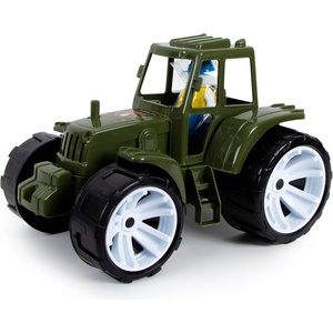 Bamsic ДЕТСКИ ТРАКТОР С ЧОВЕЧЕ ВОЕНЕН - armtoys