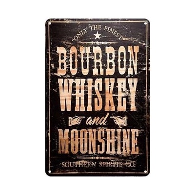 Ceduľa Bourbon Whiskey and Moonshine