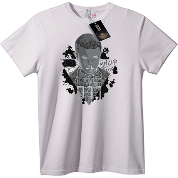 NOONEBRAND Тениска 011 от Stranger Things - 2XL, White