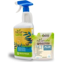 SUCITESA NATURSAFE XTRA QUICK univerzální čistič, sáček 50 ml, Sada 16ks + lahev