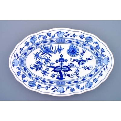 Český porcelán Dubí Cibuláková misa oválna 39cm