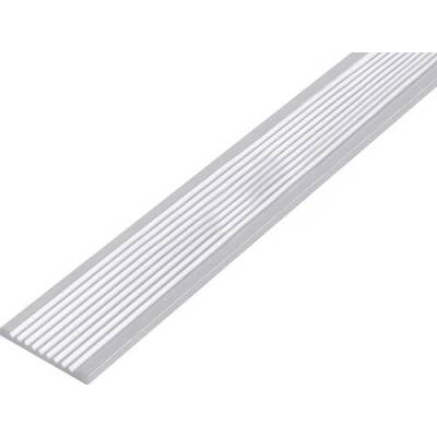 Alberts Tyč plochá alu rýhovaná prírodná 30x3 mm 1 m