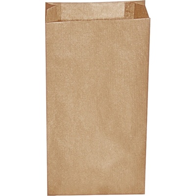 Sáčok desiatový 10+5x22 cm hnedý (0,5kg), 500ks