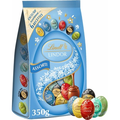 LINDOR vajíčka modrá směs 350 g – Zboží Dáma