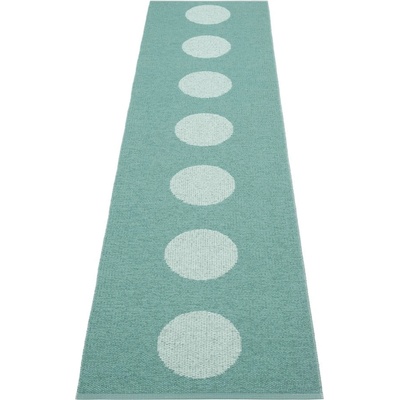 Pappelina Тюркоазена пътека за открито и закрито 70x280 cm Vera Pop Jade - Pappelina (VP1A728)