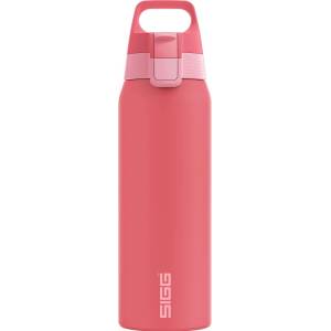 SIGG - Insulated drinking bottle - Thermos bottle Shield Therm One Multicolor Ruby - carbonated drinks - leak-proof - dishwasher safe - BPA-free - 90% recycled stainless steel - pink - 0.75L - 6228.60 (622