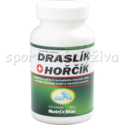 Nutristar Draslík + hořčík 100 kapslí