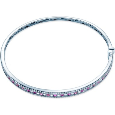 SAVICKI Гривна savicki: бяло злато. розови сапфири. диаманти