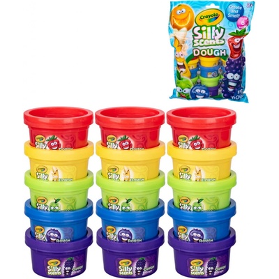 Crayola Tvarovací hmota vonící ovoce 113g v kelímku 5 druhů