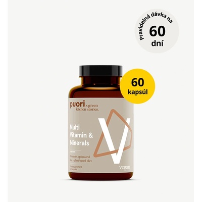 Puori Multivitamín a Minerály 60 kapsúl