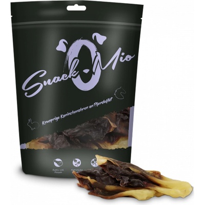 SnackOMio křupavé králičí uši na koňském filetu 6 x 70 g