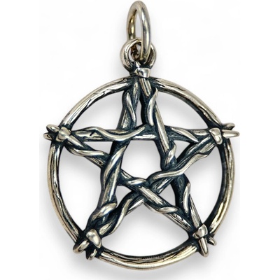 Drakkaria PENTAGRAM stříbrný přívěsek P40124