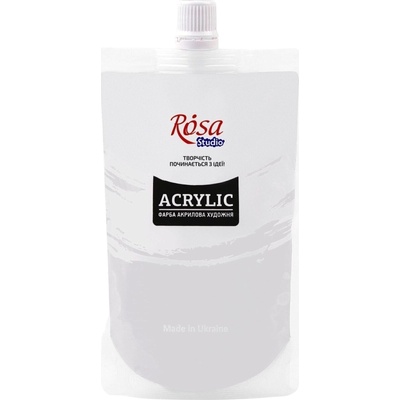 Rosa Studio АКРИЛНА боя Zinc White (408) 200 ml 1 бр (323200408)