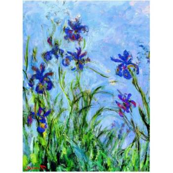 Image 1 of EUROGRAPHICS - Puzzle Monet: Iris / detail / - 1 000 piese