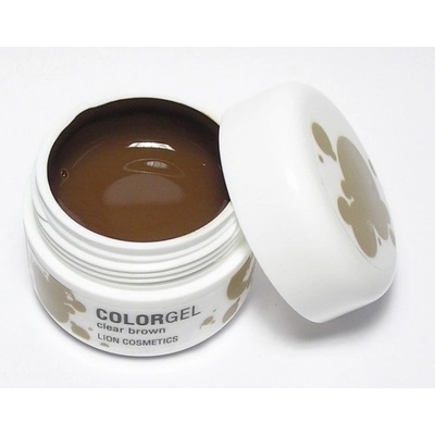 Lion UV gel barevný CLEAR BROWN 12 ml