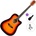 Pasadena PDC-10 Standard SET Vintage Sunburst Акустична китара