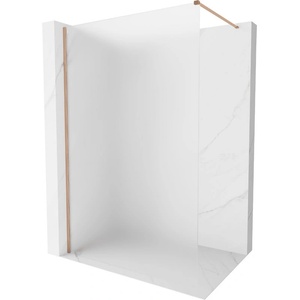 Mexen Kioto-X душ параван Walk-in 50 x 200 см, матирани 10 мм, мед четкована - 800-050-101-65-30-X (800-050-101-65-30-X)