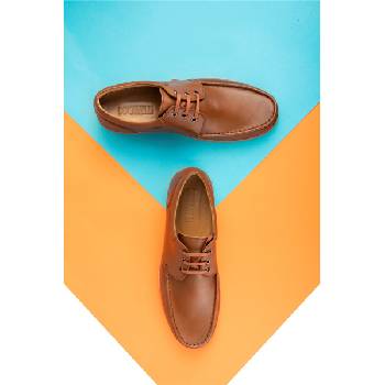 Ducavelli Мъжки обувки от естествена кожа - Тъмнокафяви #333205 (333205_Кафяво)