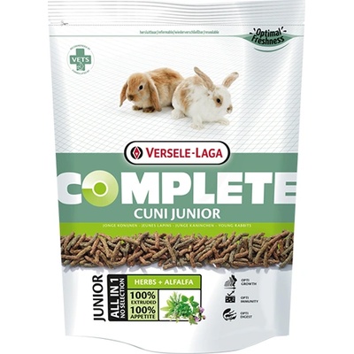 Complete Cuni Junior Complete пълноценна екструдирана храна за подрастващи зайци до 8 месеца - 1.75кг