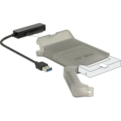 Delock Converter USB 3.0 Type-A male > SATA 6 Gbs 22 pin with 2.5” Protection Cover