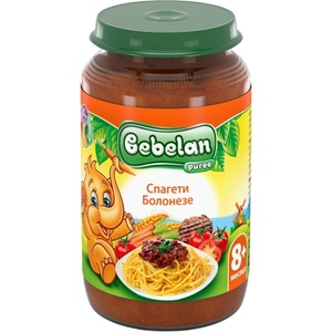 Bebelan Ястие Bebelan Puree - Спагети болонезе, 220 g (5879) - baby