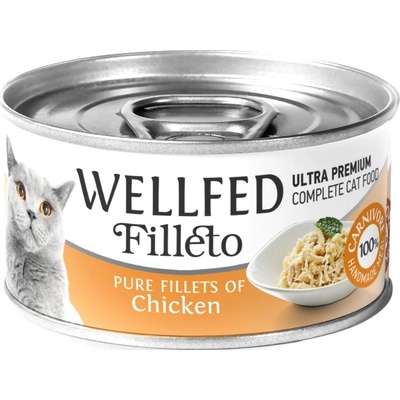 PETINTEREST Wellfed Filleto Pure Chicken консерва за котки чисто пилешко филе 70gr