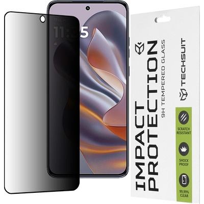 Techsuit Протектор за Motorola Edge 50 Neo / Motorola ThinkPhone 25 - 111D Privacy Full Glue - черен