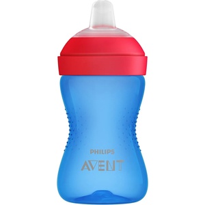 Philips Неразливна чаша с мек накрайник Philips Avent - My Grippy, 300 ml (SCF802/01)