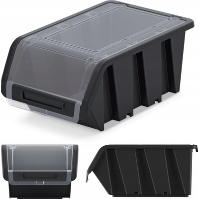 Kistenberg TRUCK PLUS Plastový úložný box uzavíratelný, 49x29,8x21cm, černá KTR50F