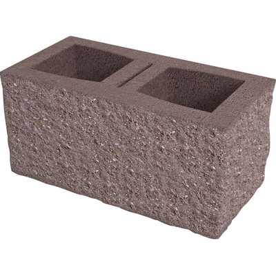 Diton Tvárnice plotová okrasná E 400×200×190 mm čtyřstranná hnědá (50)