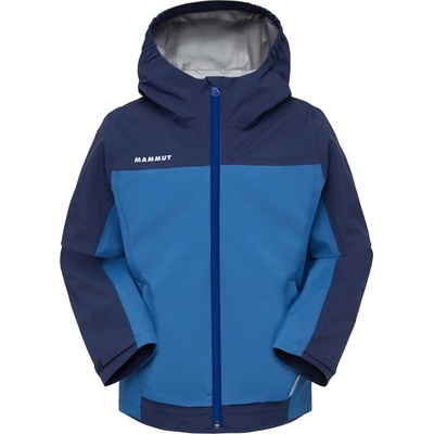 Mammut Детско водоустойчиво яке Mammut Kid's Taiss Hardshell Hooded Jacket Waterproof jacket - Marine / Tschiel - размер 116 (EU) (703-6748-0312)
