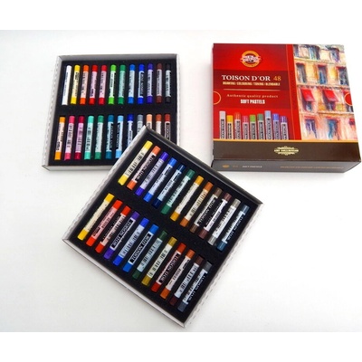 Koh-i-noor křídy prašné umělcké 10mm Toison D´or souprava 48 ks – Hledejceny.cz