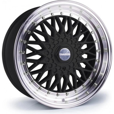 Dare RS 8x18 5x112 ET30 gloss black polished chrome rivets
