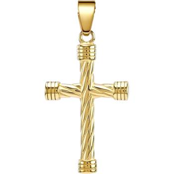 HARAHU Висулка на верижка HO-34549 Cross - Златна KP34549 (HO-34549)