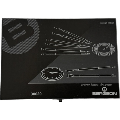 Bergeon Комплект инструменти с ръчни лостове Bergeon 30020 в компактна кутия