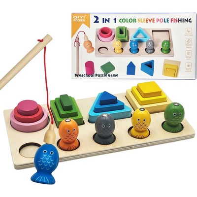 CreativeToys 2v1 vkladačka s rybolovom