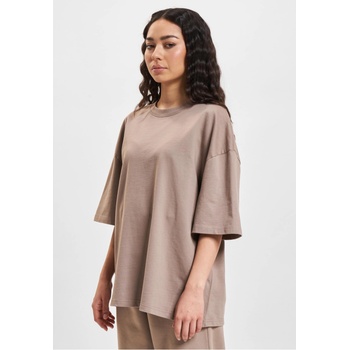 DEF Тениска DEF Essential T-Shirt brown washed01 XSUB-DFLTS207-15524 - Тъмносив, размер XS