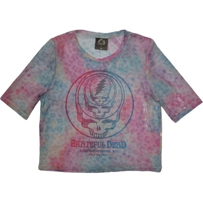 Grateful Dead Concentric Skulls Light Blue L Дамски Риза (GRATEMCT66LLB03)