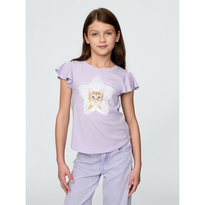 GAP Бебешка тениска с пайети GAP | Lilav | Момичешки | 140/146
