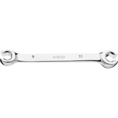 NEO Tools Polootevřený očkový klíč 9 x 11 mm 09-143