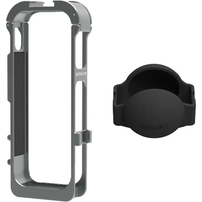 Метална магнитна рамка Sunnylife със силиконов капак за обектива за Insta360 X5 (X5-BK012)