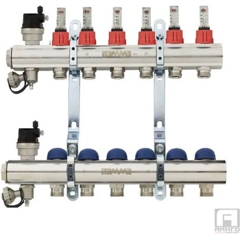 Emmeti Колектор за Задвижка 24Х19 EMMETI 1" / с дебитомер (emmeti-collector-24x19-w-flow-meter)